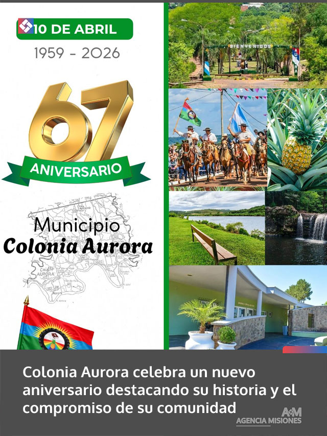 Colonia Aurora celebra un nuevo aniversario destacando su historia y el compromiso de su comunidad