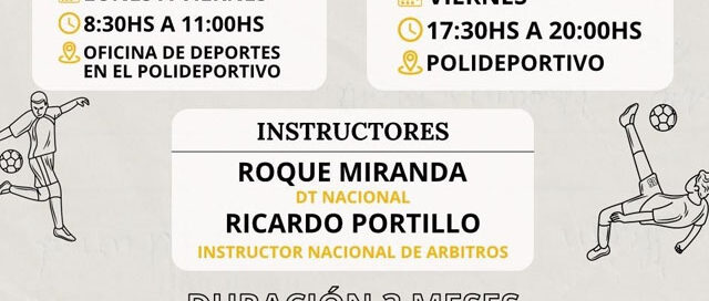 Jardín América abre inscripciones para curso de entrenador de fútbol socio-comunitario