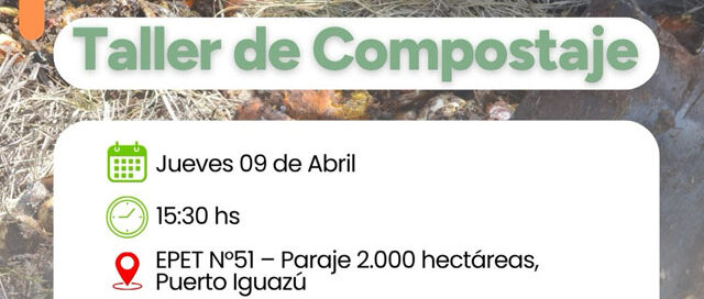Invitan a participar de un taller de compostaje en Puerto Iguazú