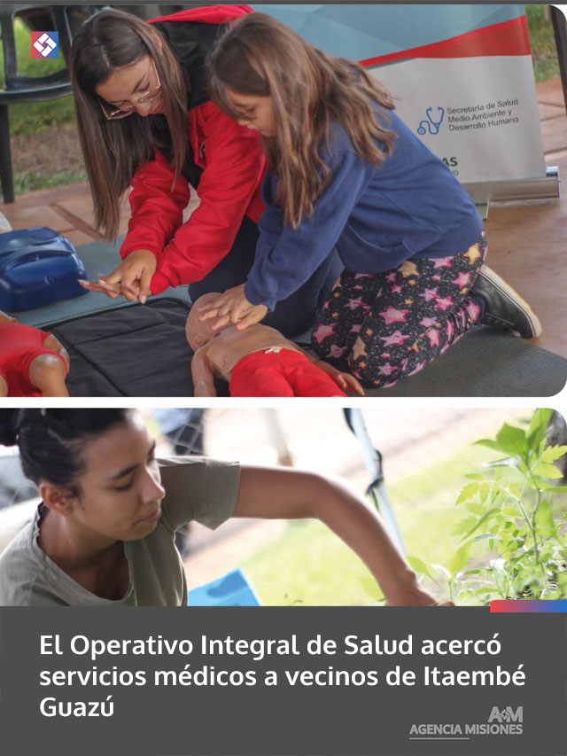 El Operativo Integral de Salud acercó servicios médicos a vecinos de Itaembé Guazú