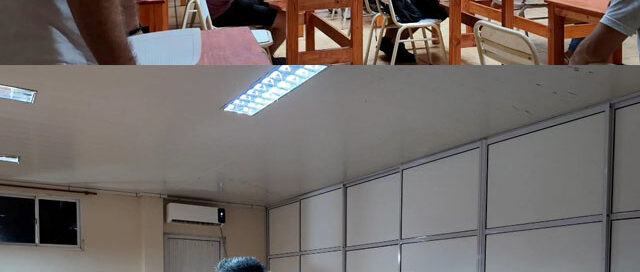 Montecarlo impulsa cursos de oficios y comenzó el taller de carpintería en aluminio y vidrios