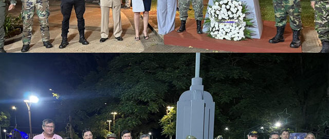 Montecarlo rindió homenaje a los veteranos y caídos en la Guerra de Malvinas en la Plaza San Martín