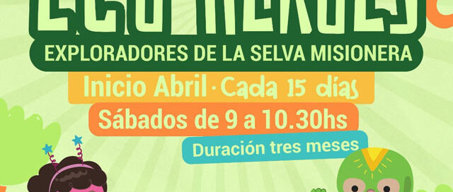 Oberá lanza una nueva edición del programa Ecohéroes en el Jardín Botánico