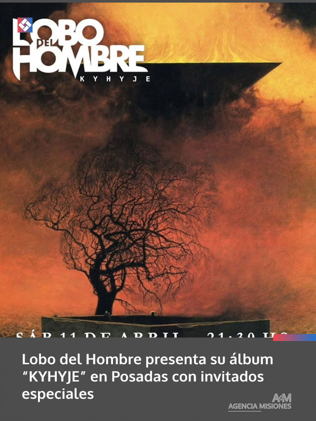 Lobo del Hombre presenta su álbum “KYHYJE” en Posadas con invitados especiales