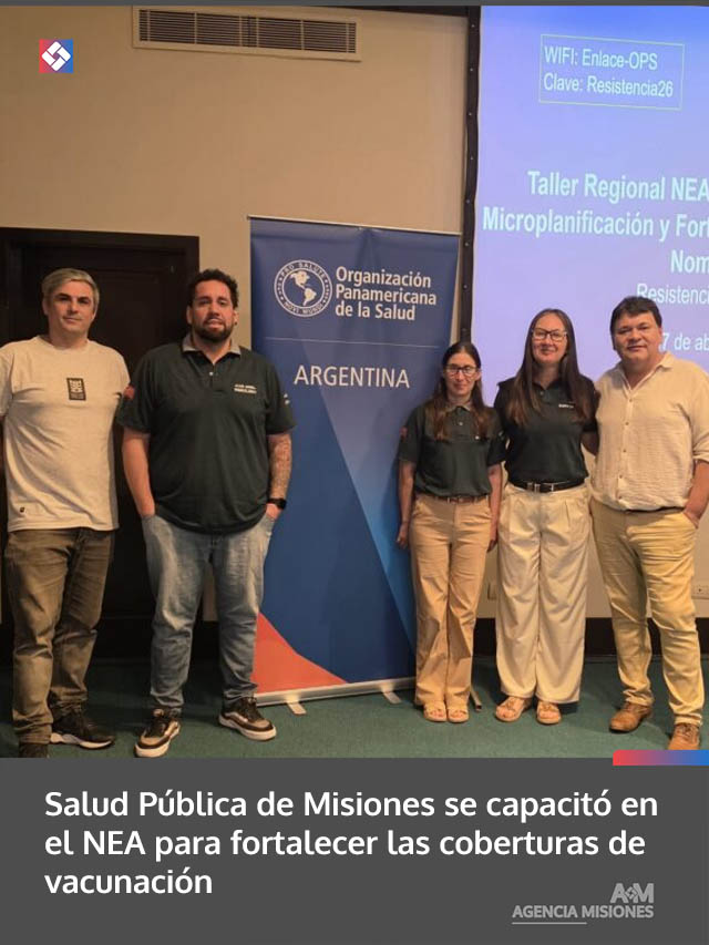 Salud Pública de Misiones se capacitó en el NEA para fortalecer las coberturas de vacunación