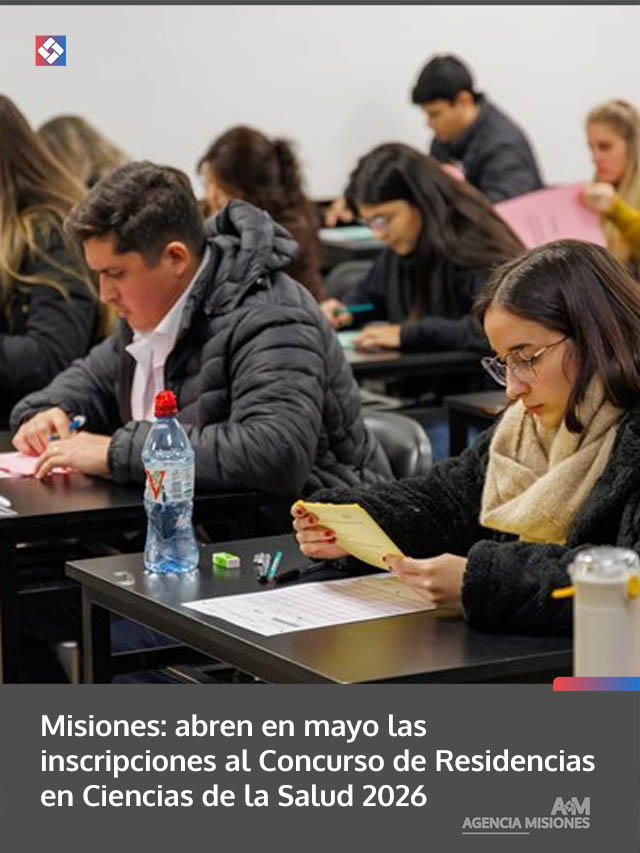 Misiones: abren en mayo las inscripciones al Concurso de Residencias en Ciencias de la Salud 2026