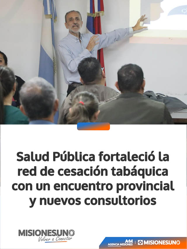 Salud Pública fortaleció la red de cesación tabáquica con un encuentro provincial y nuevos consultorios