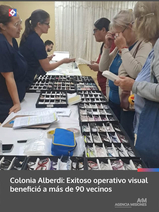 Colonia Alberdi: Exitoso operativo visual benefició a más de 90 vecinos