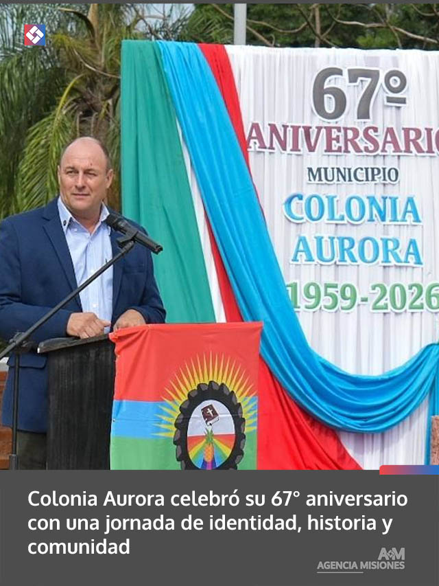 Colonia Aurora celebró su 67° aniversario con una jornada de identidad, historia y comunidad