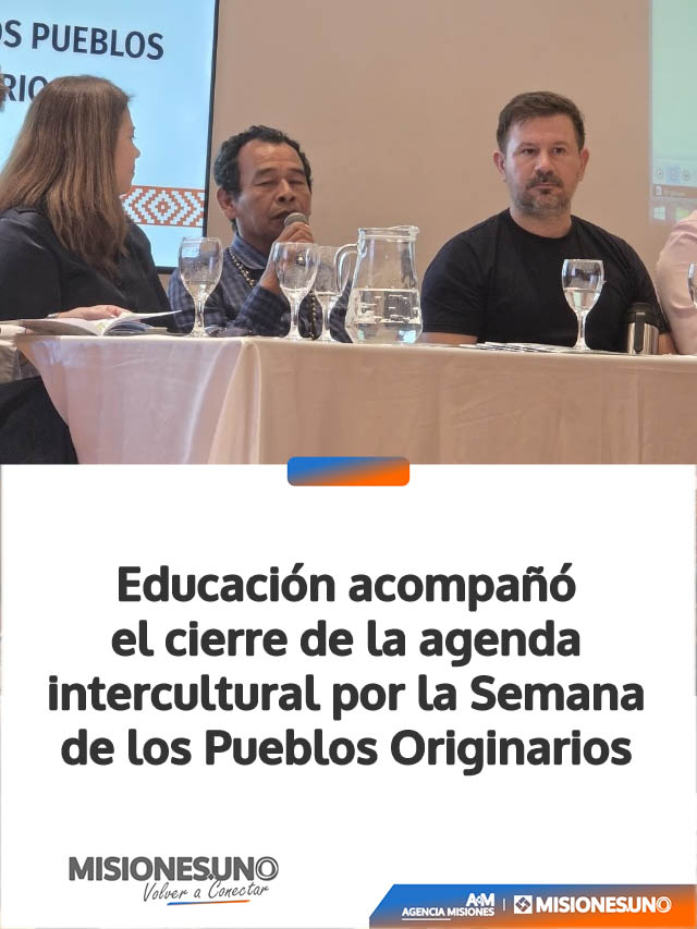 Educación acompañó el cierre de la agenda intercultural por la Semana de los Pueblos Originarios