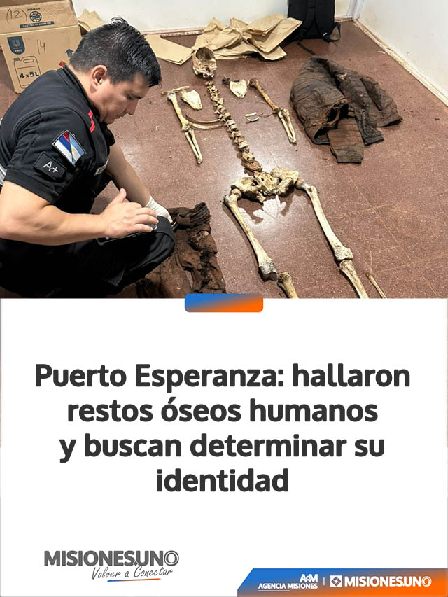 Puerto Esperanza: hallaron restos óseos humanos y buscan determinar su identidad