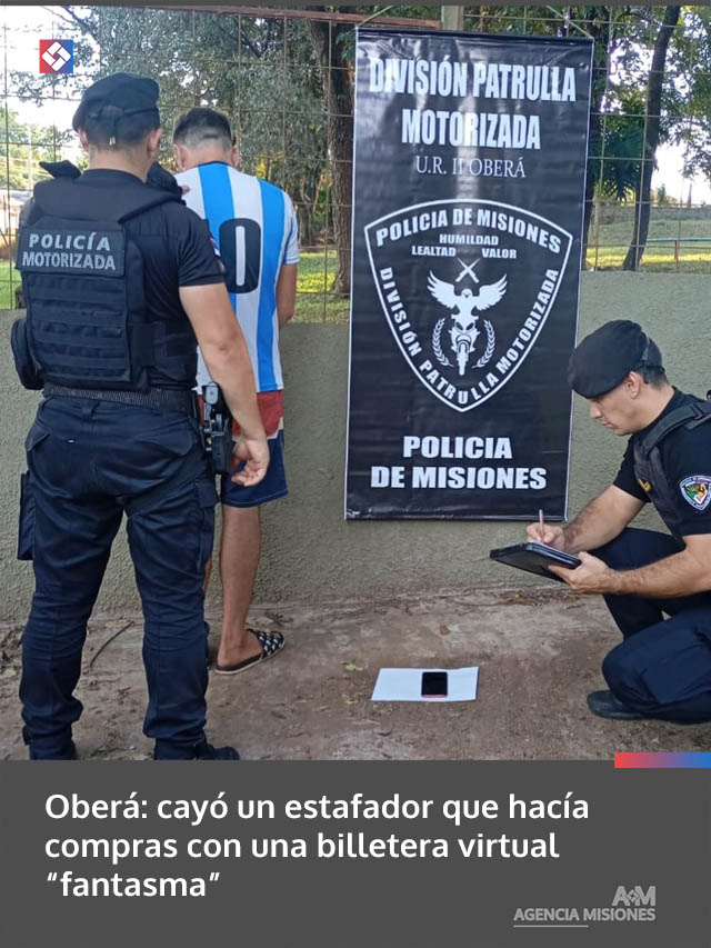 Oberá: cayó un estafador que hacía compras con una billetera virtual “fantasma”