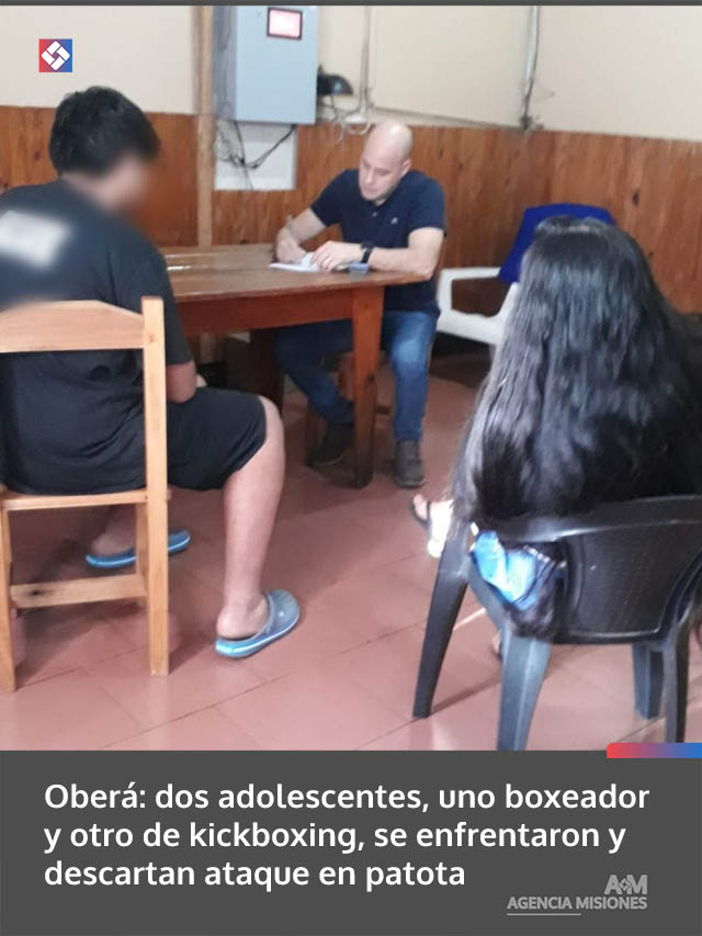 Oberá: dos adolescentes, uno boxeador y otro de kickboxing, se enfrentaron y descartan ataque en patota
