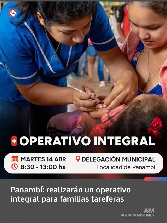 Panambí: realizarán un operativo integral para familias tareferas