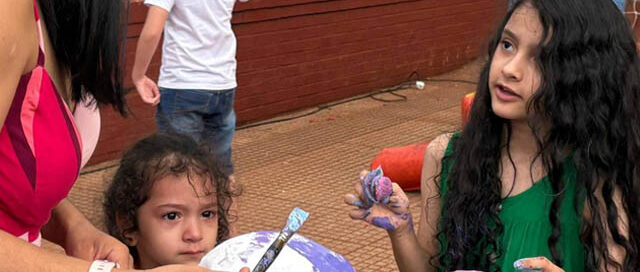Puerto Esperanza: “Pascuarte” volvió a convocar a familias en una jornada de creatividad