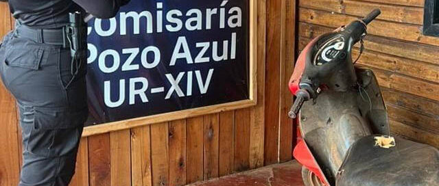 Cuatro motocicletas secuestradas en Pozo Azul: una era robada en la provincia de Buenos Aires