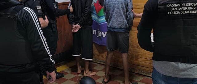 San Javier: robaron el casco a un motociclista y fueron detenidos a las pocas horas