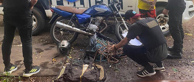 Ruiz de Montoya: allanamientos por robo permitieron secuestrar una moto y detener a uno de los implicados