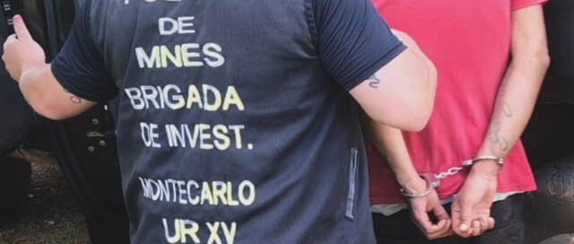 Montecarlo: cayó “Chini”, acusado de robar en una escuela y un bar, tras resistirse con un cuchillo