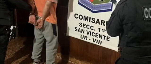 Delincuente armado fue detenido tras un violento asalto a un comercio en San Vicente