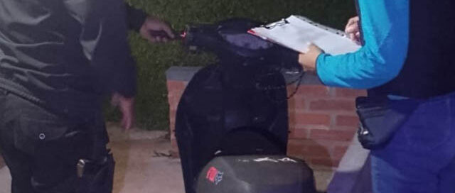 San Vicente: recuperaron una motocicleta robada y la restituyeron a su propietario