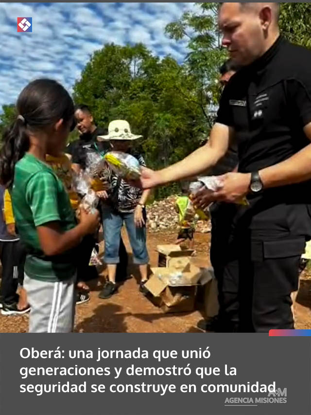 Oberá: una jornada que unió generaciones y demostró que la seguridad se construye en comunidad