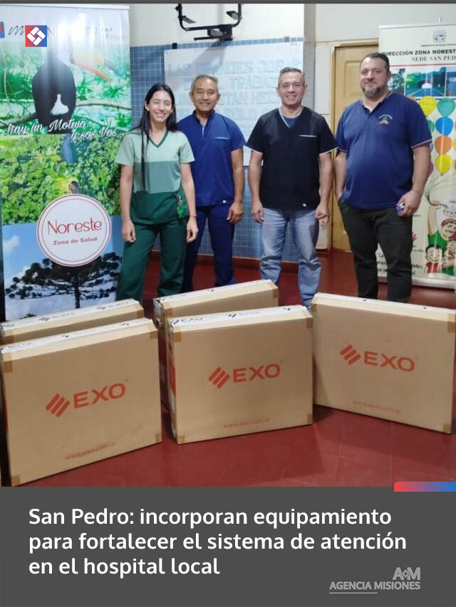 San Pedro: incorporan equipamiento para fortalecer el sistema de atención en el hospital local
