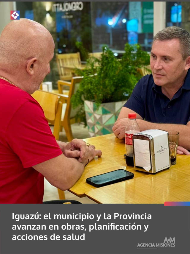 Iguazú: el municipio y la Provincia avanzan en obras, planificación y acciones de salud