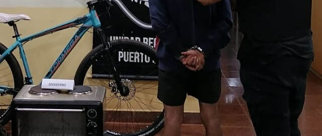 Colonia Wanda: detuvieron a un joven y recuperaron elementos robados en dos hechos de hurto