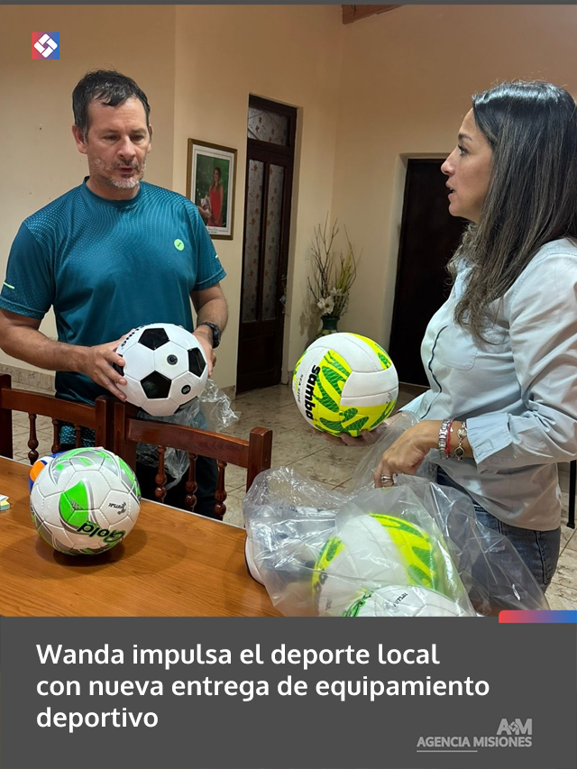 Wanda impulsa el deporte local con nueva entrega de equipamiento deportivo