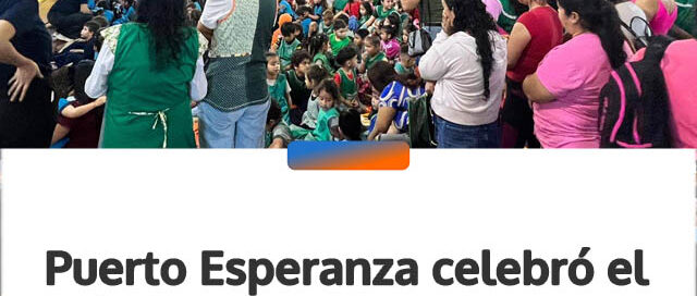 Puerto Esperanza celebró el Día de los Jardines con una fiesta para los NENI de la ciudad