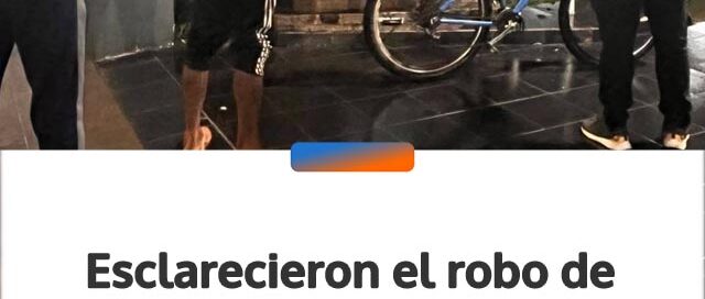 Esclarecieron el robo de una bicicleta y detuvieron al presunto ladrón en Apóstoles