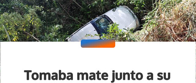 Tomaba mate junto a su auto y el vehículo cayó a un barranco en Corpus Christi