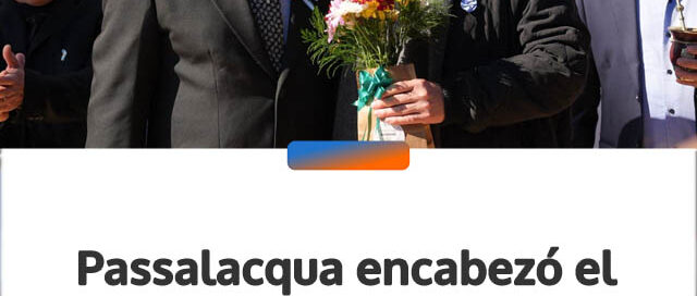 Passalacqua encabezó el acto por el centenario de Caraguatay y destacó el esfuerzo de los misioneros