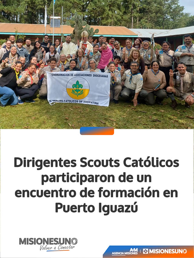 Dirigentes Scouts Católicos participaron de un encuentro de formación en Puerto Iguazú