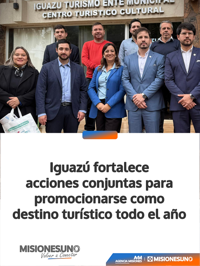 Iguazú fortalece acciones conjuntas para promocionarse como destino turístico todo el año
