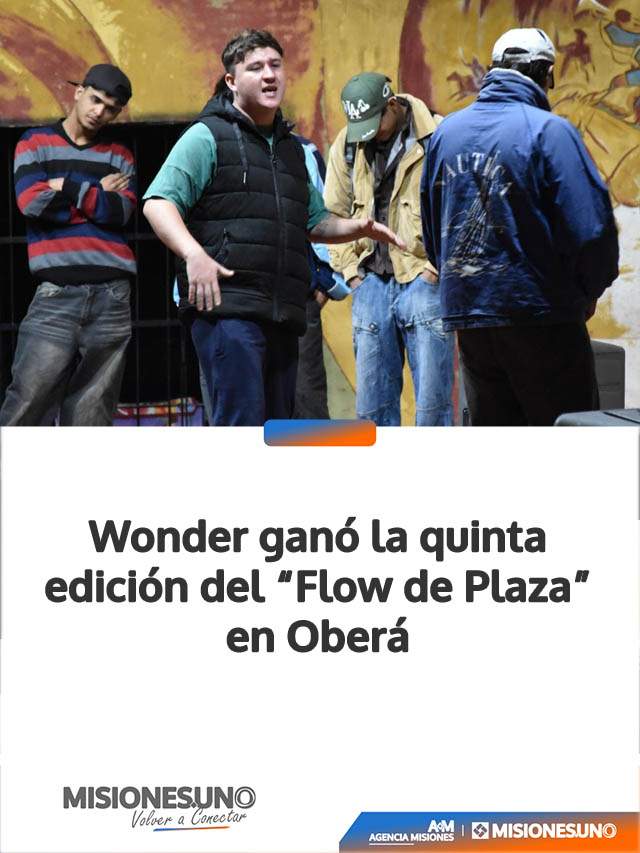 Wonder ganó la quinta edición del “Flow de Plaza” en Oberá