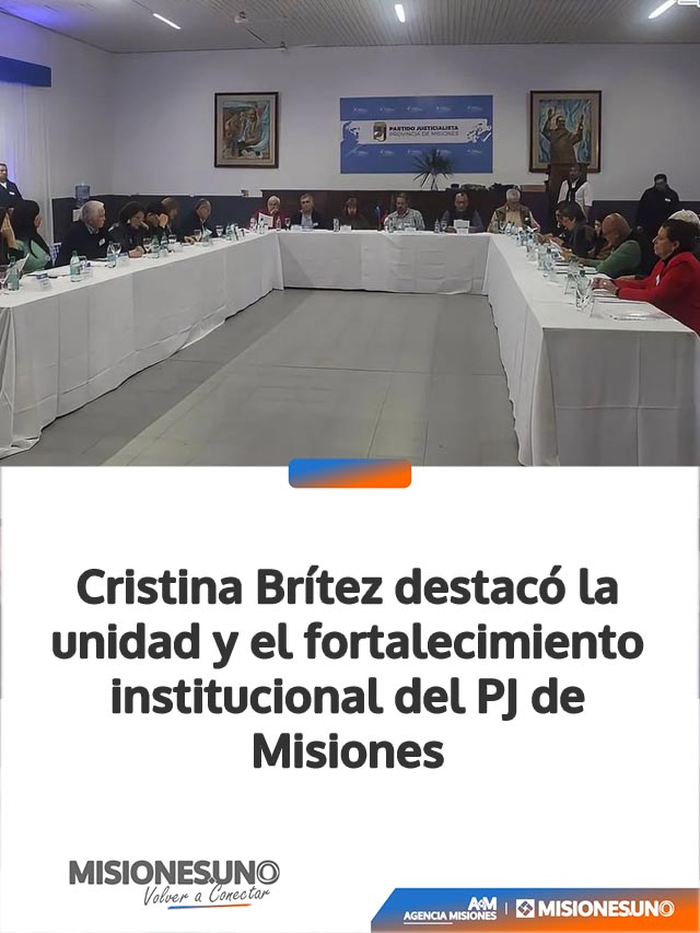 Cristina Brítez destacó la unidad y el fortalecimiento institucional del PJ de Misiones
