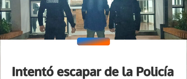 Intentó escapar de la Policía tras violar una restricción judicial y terminó detenido en Capioví