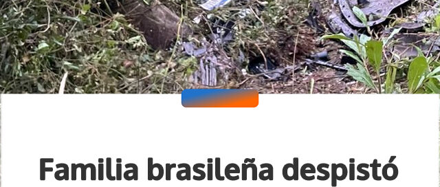 Familia brasileña despistó con su vehículo cerca del Parque Urugua-í y fue hospitalizada