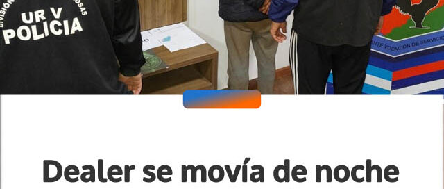 Dealer se movía de noche con dosis de cocaína para el narcomenudeo y fue detenido en Iguazú