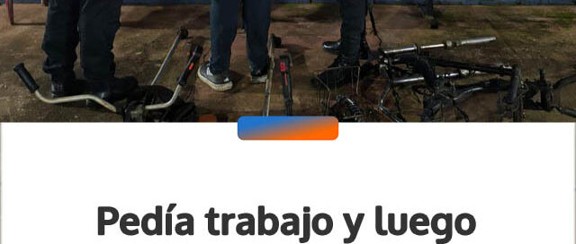 Pedía trabajo y luego ingresaba a robar: detuvieron a un joven y recuperaron elementos robados en Alem