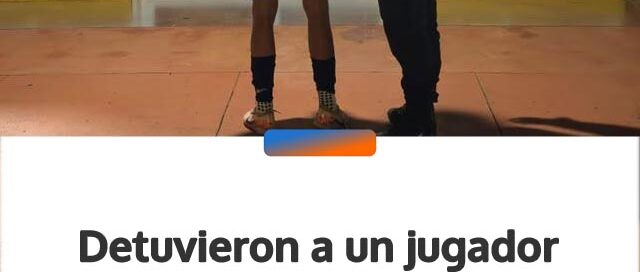 Detuvieron a un jugador por agredir al árbitro tras un partido de fútbol en Los Helechos