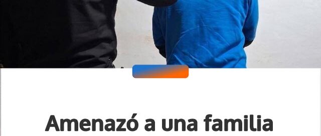 Amenazó a una familia con una barra de hierro y terminó detenido en Jardín América