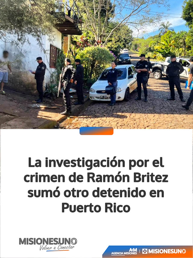 La investigación por el crimen de Ramón Britez sumó otro detenido en Puerto Rico