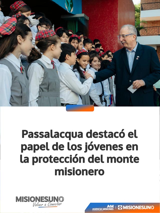 Passalacqua destacó el papel de los jóvenes en la protección del monte misionero