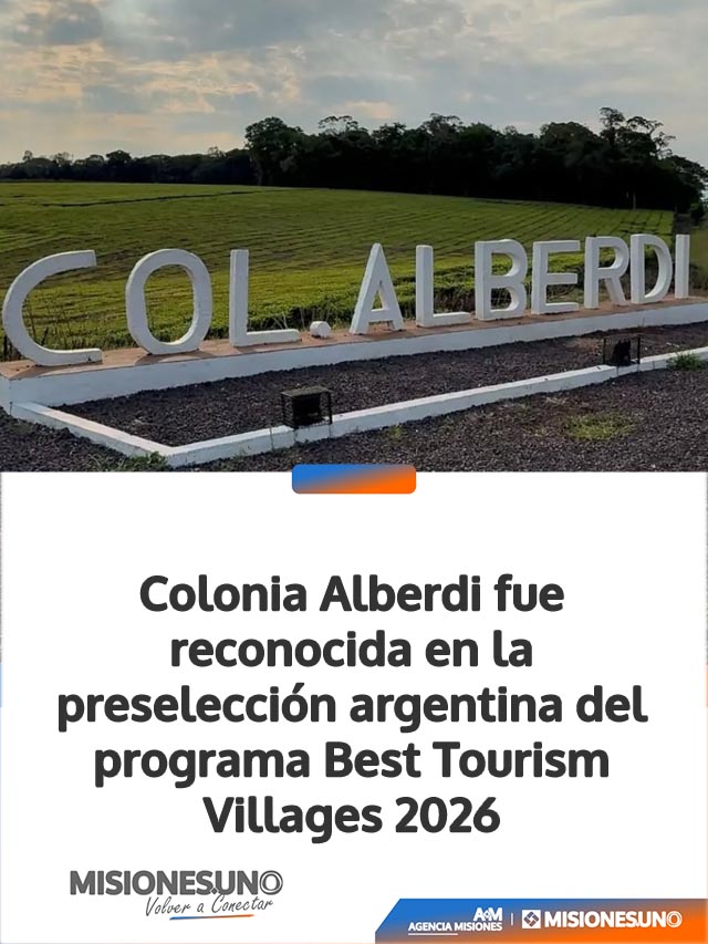 Colonia Alberdi fue reconocida en la preselección argentina del programa Best Tourism Villages 2026