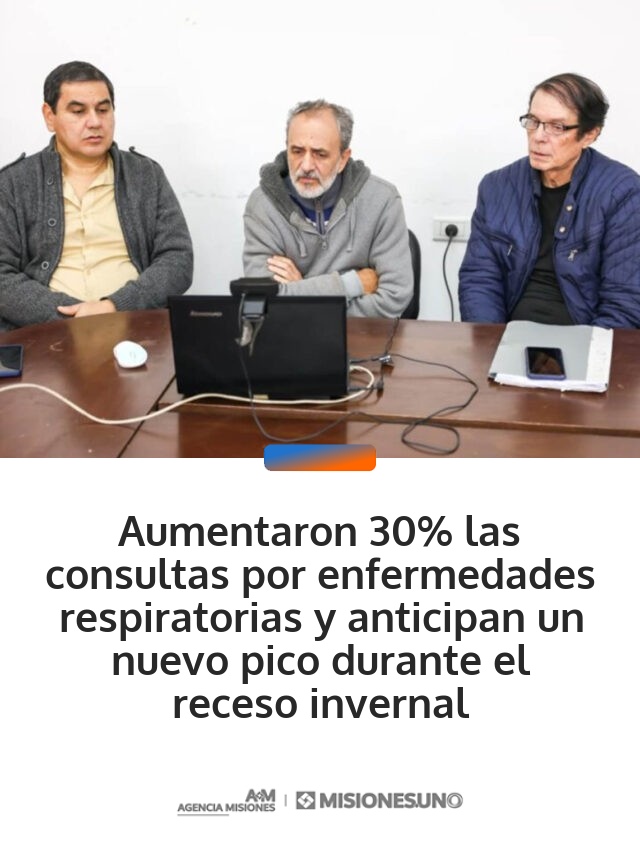 Aumentaron 30% las consultas por enfermedades respiratorias y anticipan un nuevo pico durante el receso invernal